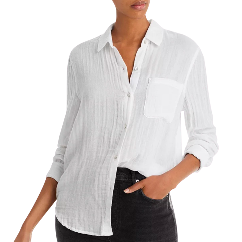 Rails ELLIS BUTTON DOWN WHITE