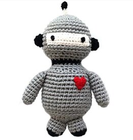 Cheengo Robot Hand Crocheted Rattle