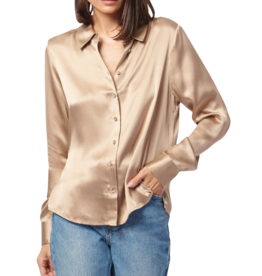 CAMI NYC CROSBY BLOUSE CHAMPAGNE