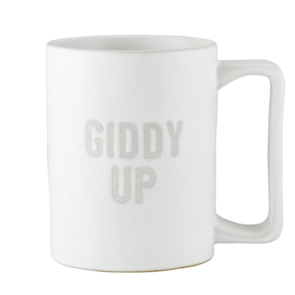 Santa Barbara Design Studio Face to Face Organic Mug - Giddy Up