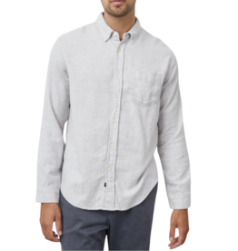 RAILS FOR HIM RUNSON BUTTON DOWN HEATHER GREY