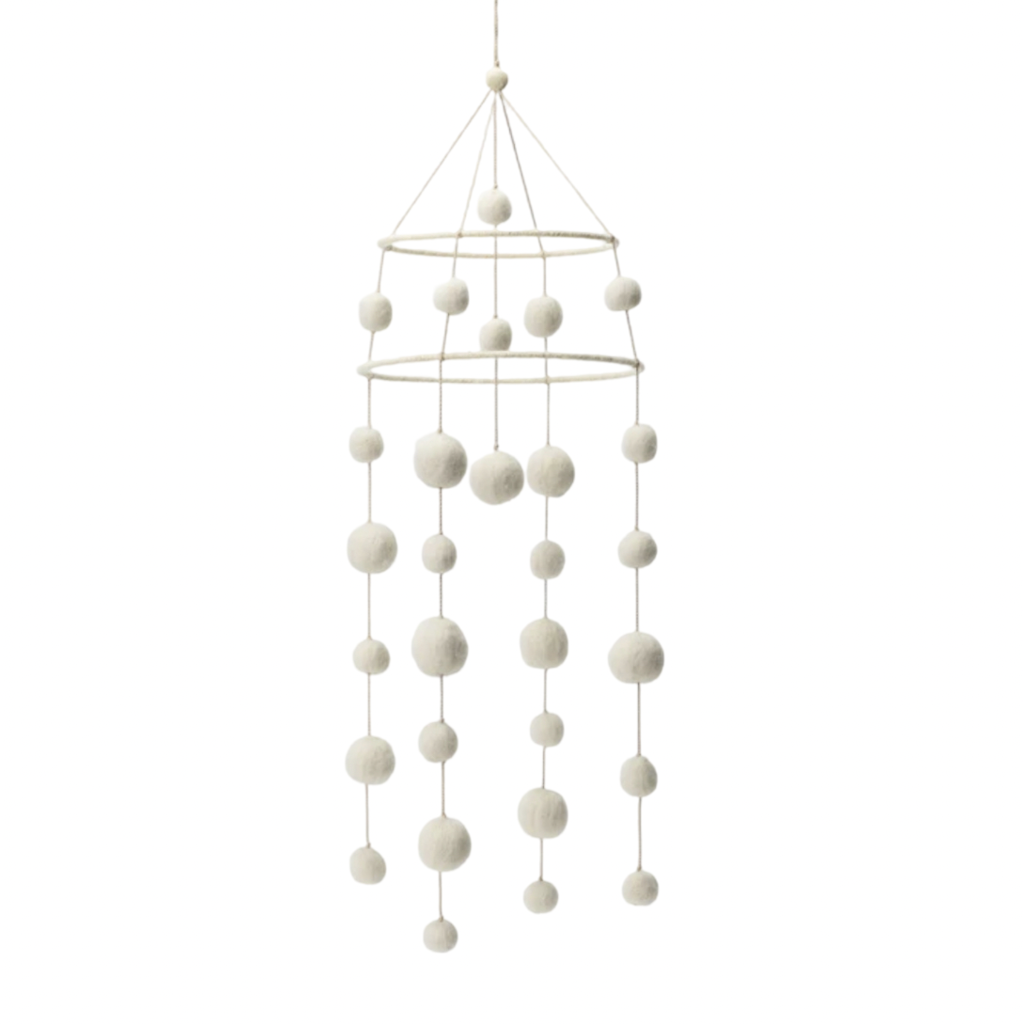 Pom Pom Felt Mobile