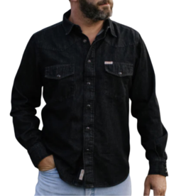 SENDERO PROVISIONS COMPANY The Wyatt Shirt MIDNIGHT DENIM