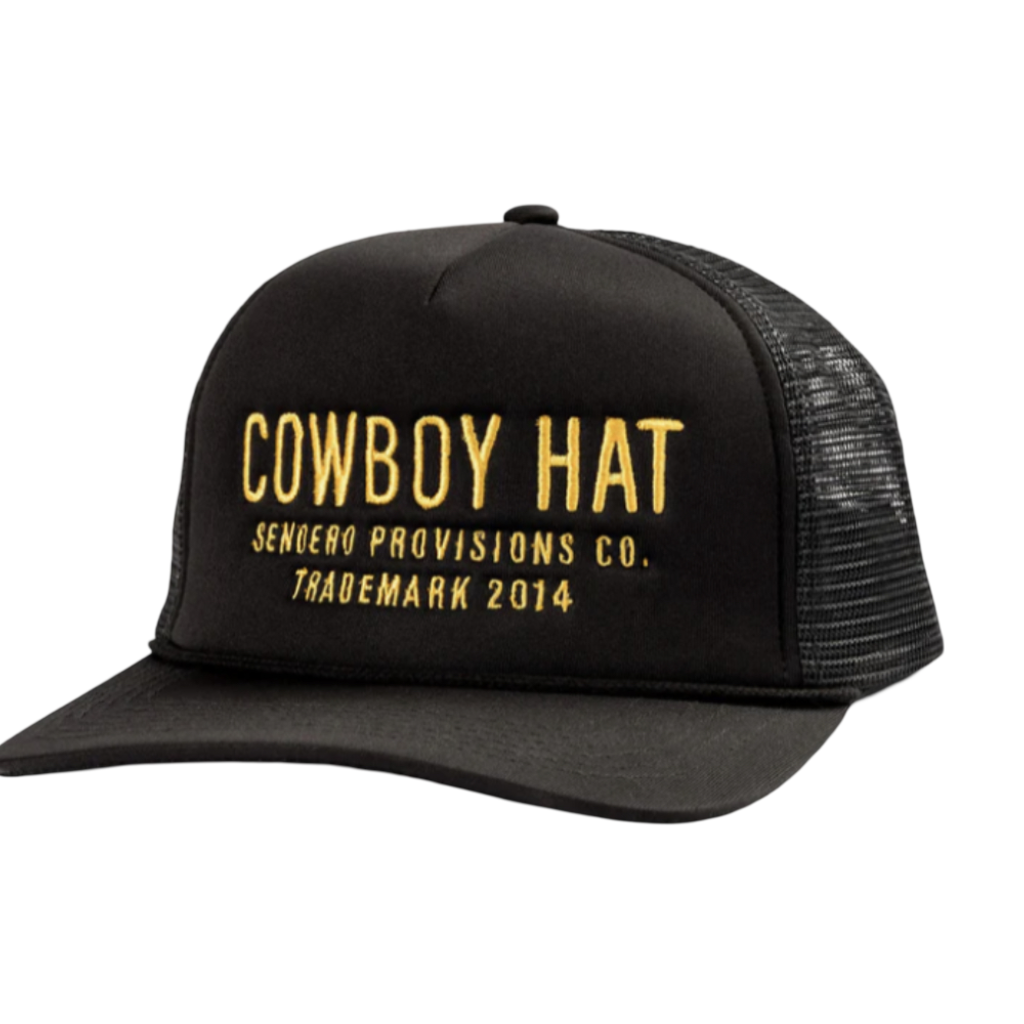 SENDERO PROVISIONS COMPANY Cowboy Hat BLACK/GOLD