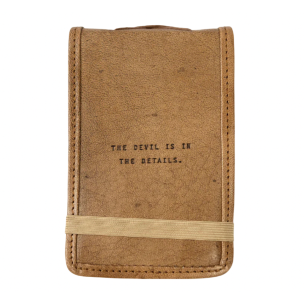 Sugarboo Mini The Devil Is In The Details Leather Journal