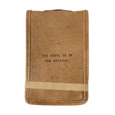 Sugarboo Mini The Devil Is In The Details Leather Journal