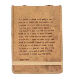 Sugarboo Large Eric Roth Leather Journal -  7"x9.75"