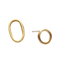 8.6.4 EA-TS-17 Earrings Studs Small Brass