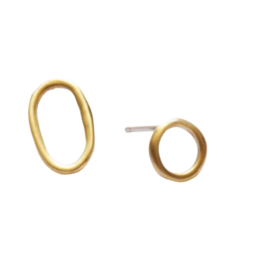 8.6.4 EA-TS-17 Earrings Studs Small Brass