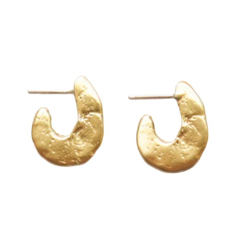 8.6.4 EA-TS-15 Earrings Studs Small Brass