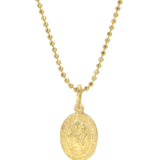 Joy Dravecky GOLD FILL ST CHRISTOPHER