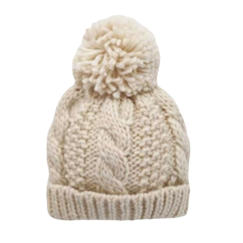 Huggalugs Natural Cable Beanie Baby