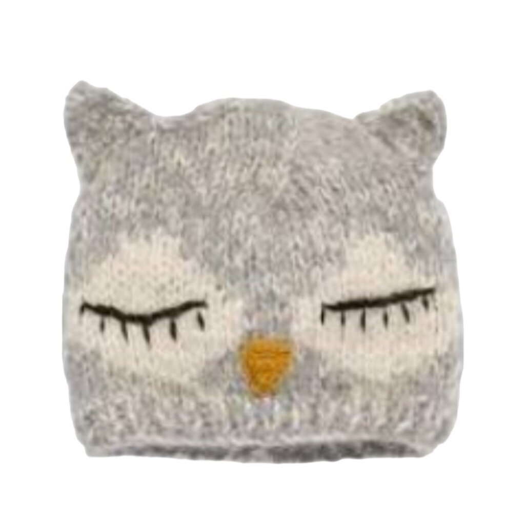 San Diego Hat Co Kids Sleeping Owl Beanie