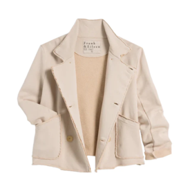 Frank & Eileen MINI BELFAST CROP PEACOAT LATTE