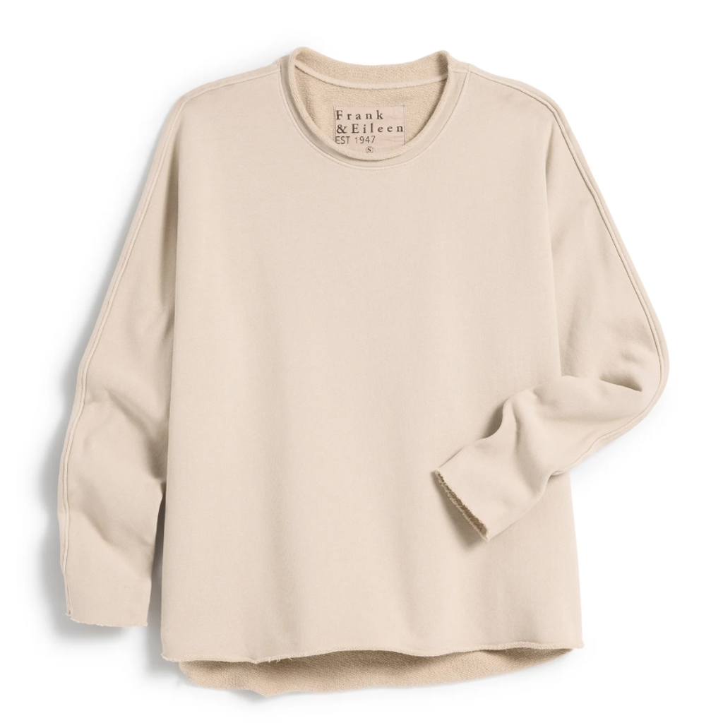 Frank & Eileen Anna Long Sleeve Capelet LATTE