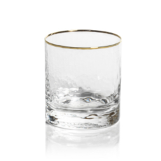 Negroni Gold Rim Glass S/4
