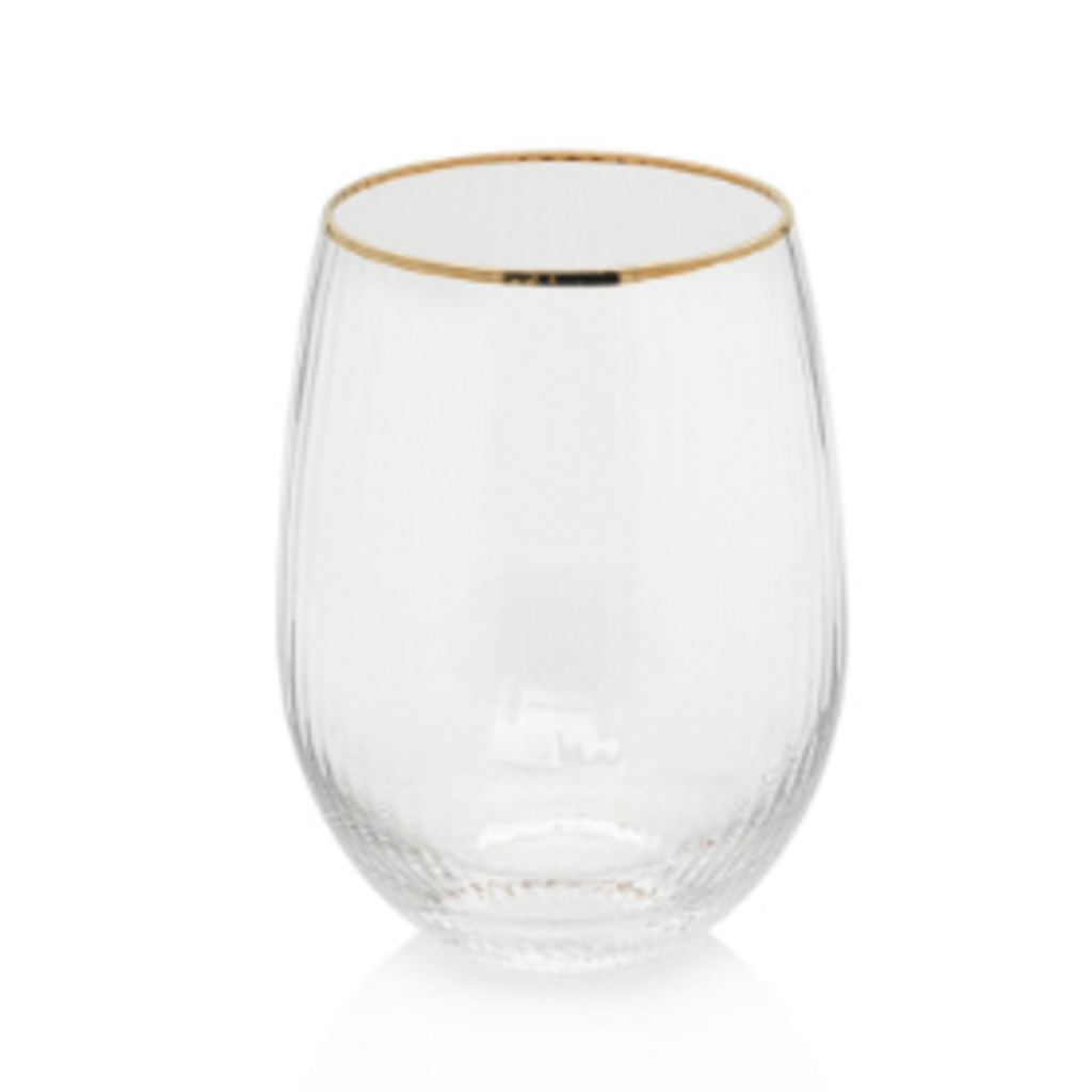 Optic Stemless All Purpose Glass Set of 4