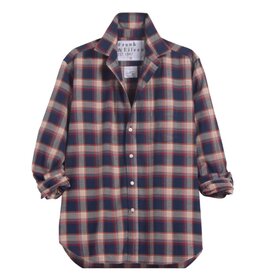 Frank & Eileen EILEEN Relaxed Button-Up Shirt Rust, Navy, Red Plaid