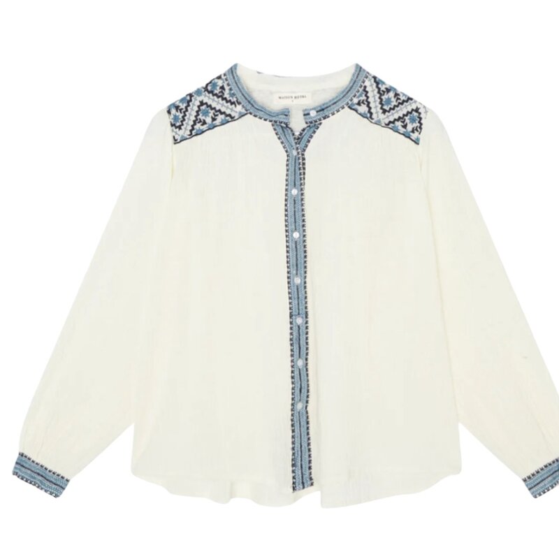 MAISON HOTEL BETH BLOUSE WANDERING STAR SAPPHIRE