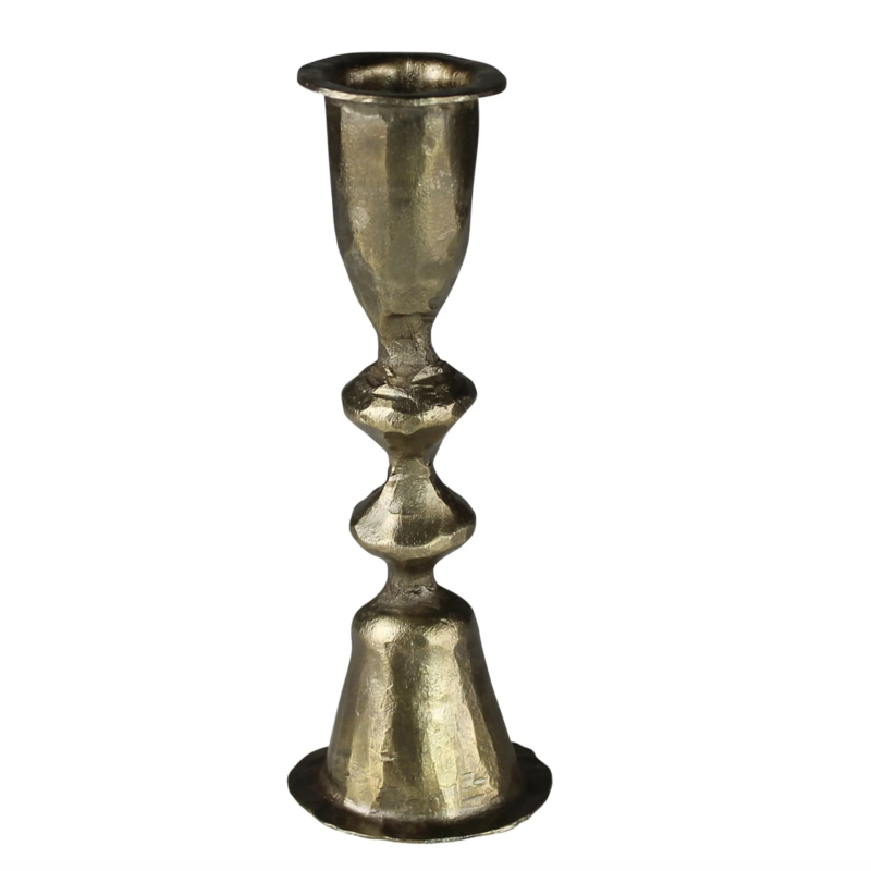 Haiku Taper Holder Brass Medium