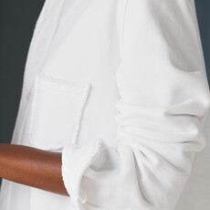 Frank & Eileen Eileen TRIPLE FLEECE Relaxed Button Up WHITE