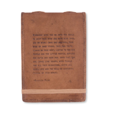 Sugarboo Large Remember When Leather Journal - 7"x9.75"