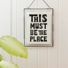 Sugarboo This Must Be The Place Handmade Paper Print - 12"x16"