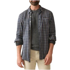 Faherty FOR HIM COASTLINE KNIT SHIRT TWIGHLIGHT CHECK
