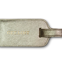 KEMPTON Leather Luggage Tag - Get Lost