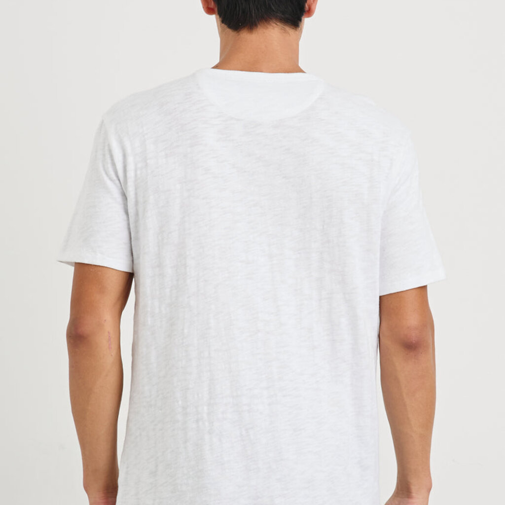 RAILS FOR HIM SKIPPER POCKET TEE WHITE