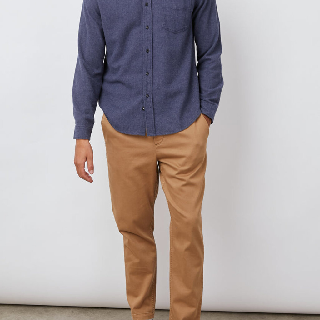 RAILS FOR HIM RUNSON BUTTON DOWN HEATHER BLUE