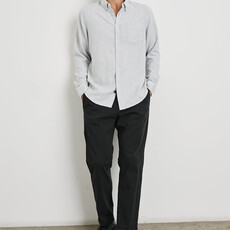 RAILS FOR HIM RUNSON BUTTON DOWN HEATHER GREY