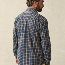 Faherty FOR HIM COASTLINE KNIT SHIRT TWIGHLIGHT CHECK
