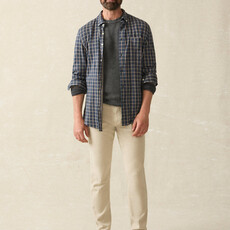 Faherty FOR HIM COASTLINE KNIT SHIRT TWIGHLIGHT CHECK