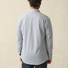 Faherty FOR HIM COASTLINE KNIT SHIRT OCEANSIDE BLUE