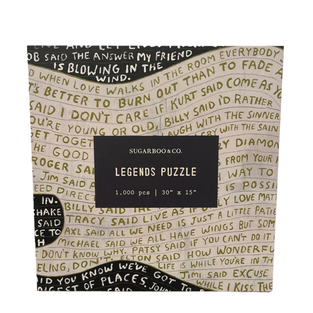 Sugarboo Legends Puzzle 1000 Pcs 30pcs 30" x 15"