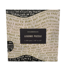 Sugarboo Legends Puzzle 1000 Pcs 30pcs 30" x 15"