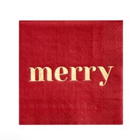 Santa Barbara Design Studio MERRY COCKTAIL NAPKINS