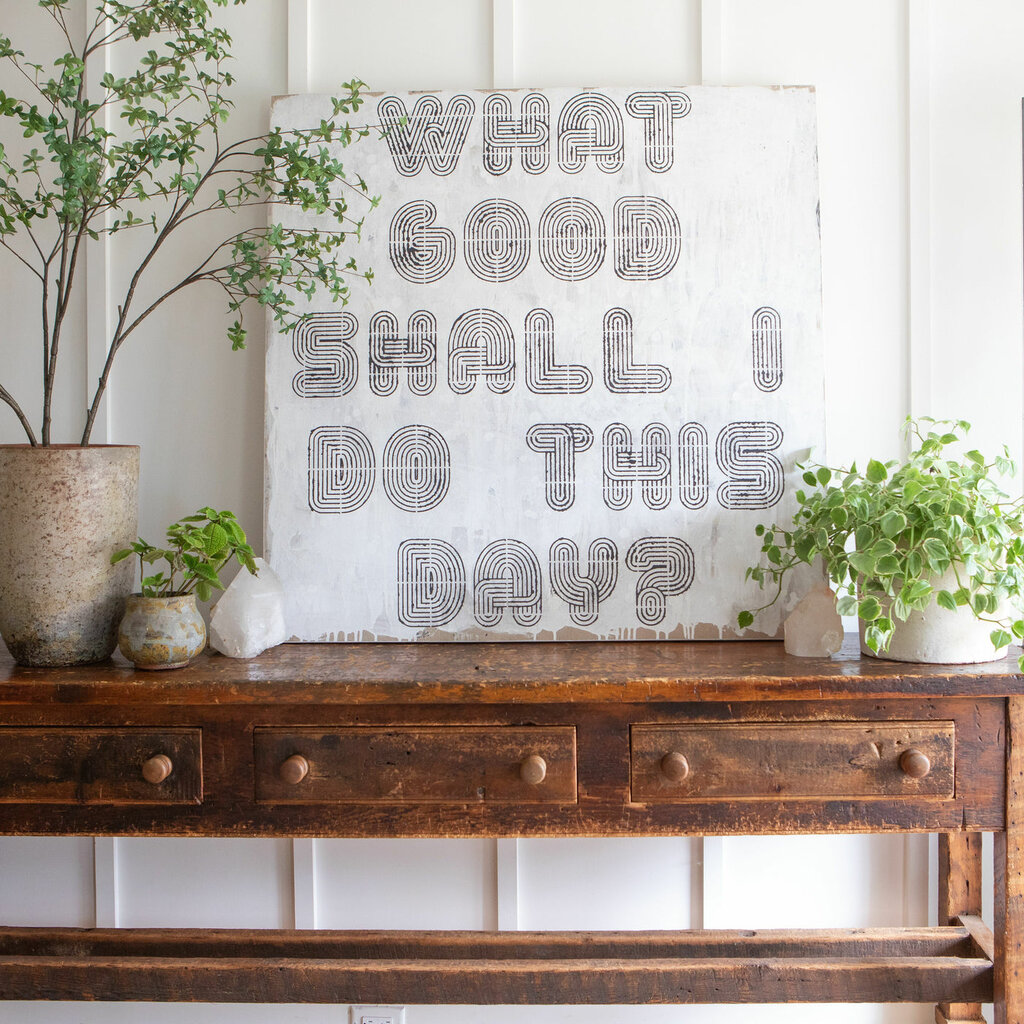 Sugarboo What Good Shall I Do This Day - Art Print 2x2