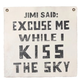 Sugarboo JIMMY SAID 25 x25 Hand Painted Wall Hanging
