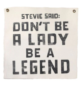 Sugarboo STEVIE SAID 25 x25 Hand Painted Wall Hanging