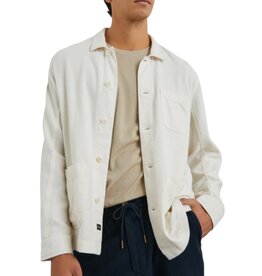 RAILS FOR HIM BURR SHIRT JACKET DENIM WHITE