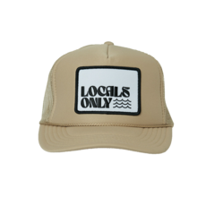 LOCAL BEACH Locals Only II Patch Trucker Hat