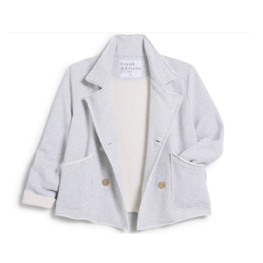 Frank & Eileen MINI BELFAST CROP PEACOAT GRAY MELANGE