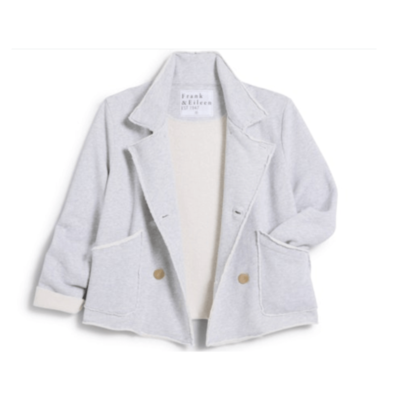 Frank & Eileen MINI BELFAST CROP PEACOAT GRAY MELANGE