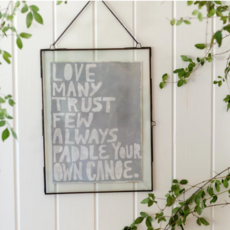 Sugarboo 12x16 Paddle Your Own Canoe Art Poster