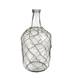 Conde Longneck Glass Bottle Cane Medium