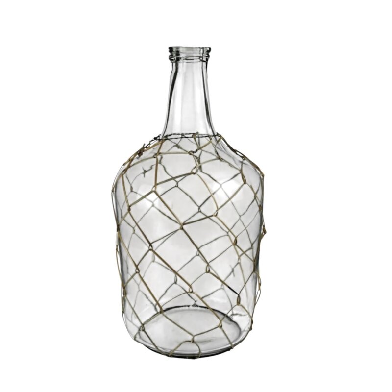 Conde Longneck Glass Bottle Cane Medium