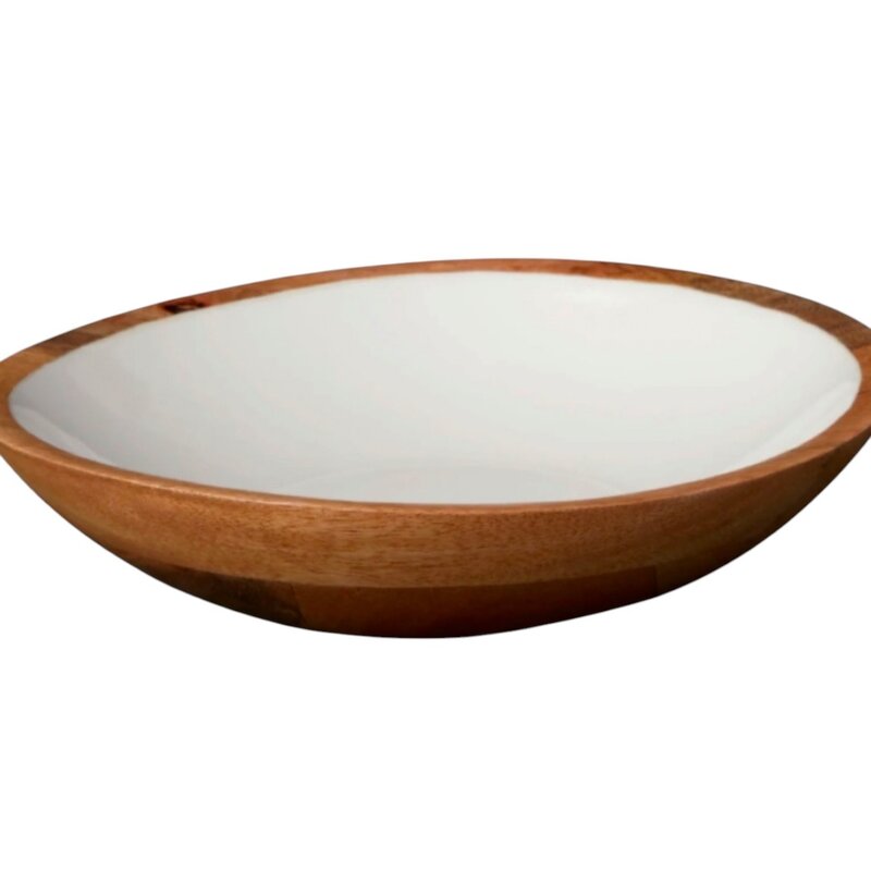 BE HOME Madras Shallow Bowl, Medium