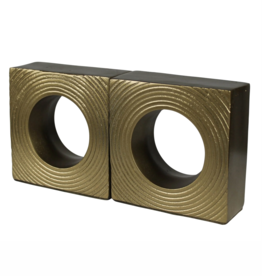 Biblio Bookends, Brass